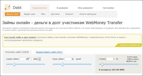 Кредитный сервис